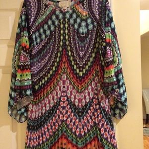 Pleated Bell Sleeves